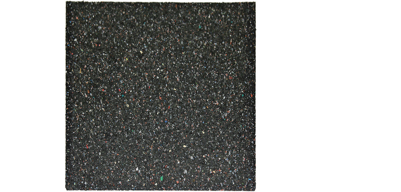 SZ Metall Waschmaschinenunterlage 600 x 600 x 10 mm, schwarz, Gummi