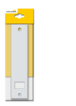Schellenberg MAXI Abdeckplatte STANDARD weiß, eckig (Lochabstand 260 mm)