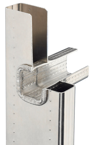 Hailo ProfiStep duo S80 Schiebeleiter aus Aluminium, silber