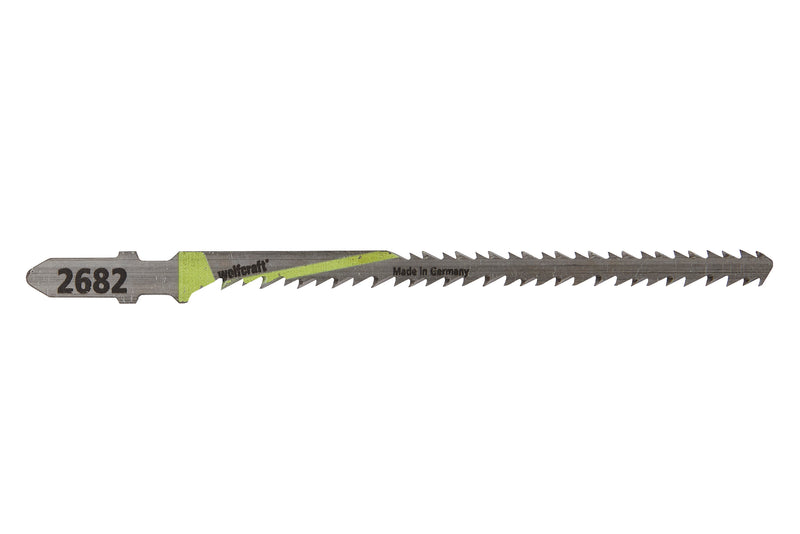 Wolfcraft Stichsägeblätter T-Schaft HCS VARIOcut, Nutzlänge 85,59 mm (2 Stück)