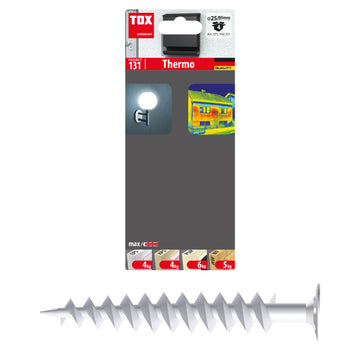 TOX Thermo Dämmstoffdübel 85, Nylon mit Kappe