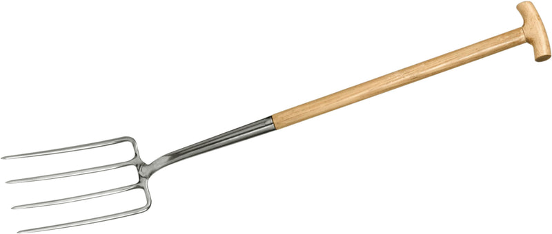 MEISTER Grabegabel aus Edelstahl, T-Form, Breite 18 cm, max. 1150 mm