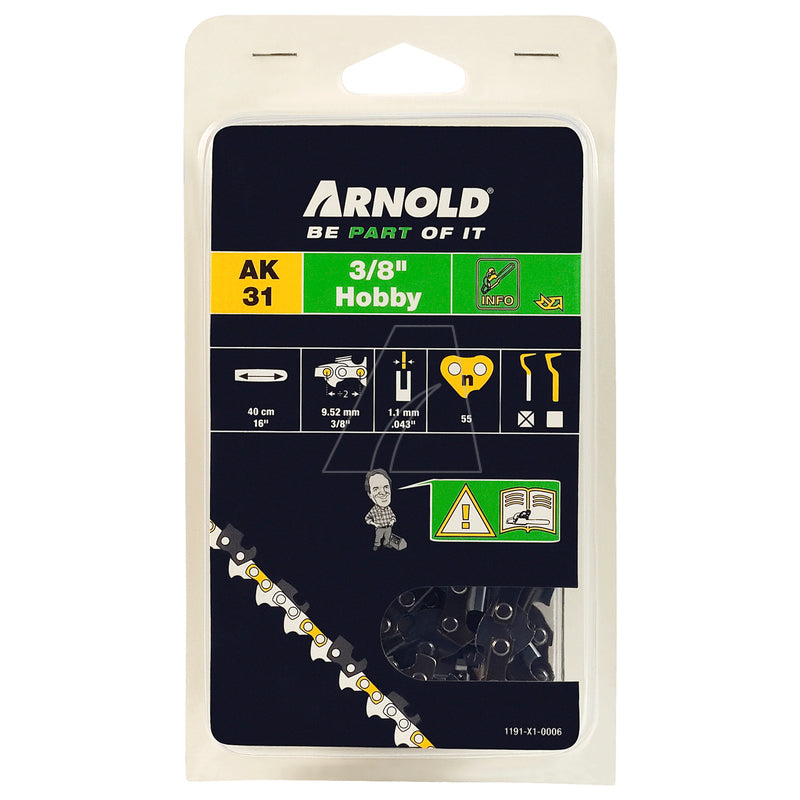 ARNOLD Sägekette K31, Treibgliedstärke 1,1 mm, Länge 400 mm