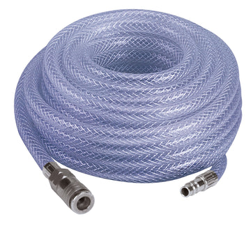 Einhell Gewebeschlauch HD Ø 10 mm transparent 15 m mit Kupplungen