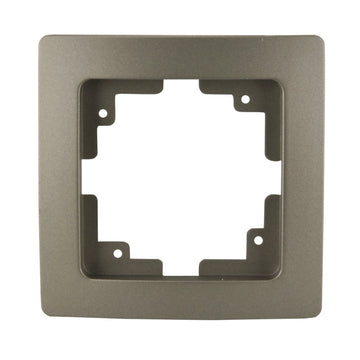 UNITEC MONACO Serie 204 Abdeckrahmen 1-fach, platinfarben (UP)
