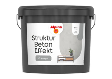 Alpina Strukturbeton Effekt Finish, 20 kg Eimer