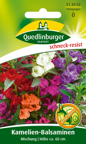 QUEDLINBURGER SAATGUT Kamelien-Balsamine Mischung PG 0 (Blumensamen)