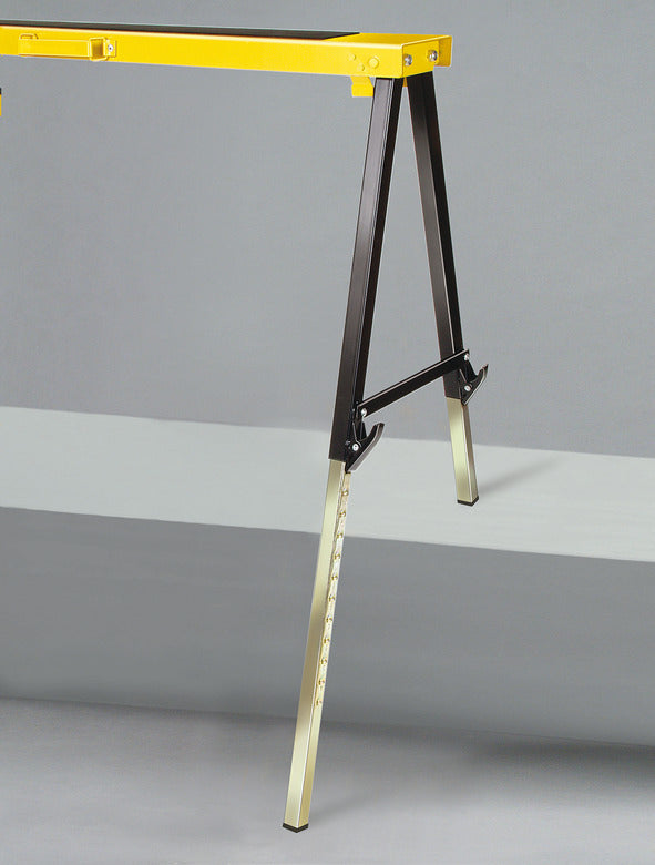 brennenstuhl Metallbock MB 120KH, schwarz/gelb/silber, faltbar