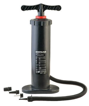 Happy People Doppelhubkolben-Luftpumpe, schwarz, max. 300 mbar