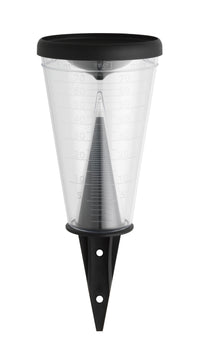 TFA Regenmesser aus Kunststoff schwarz, 122 x 305 mm Höhe