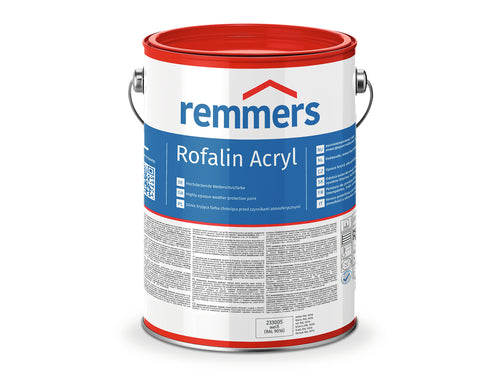 Remmers Rofalin Acryl Schutzfarbe weiß matt 5-Liter Eimer
