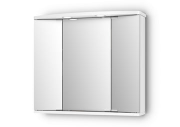 Jokey Funa Spiegelschrank 3-türig in weiß, 68x60x23 cm