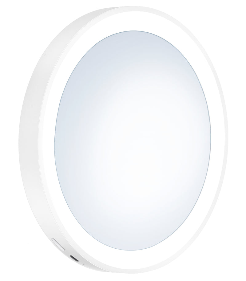 Smedbo Outline Lite Reise-/Kosmetikspiegel LED, 12 cm, Saugnapf