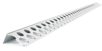 BAUKOM Abschlussprofil aus Aluminium, glatt 1 mm, 2,5 m – Serie 1004