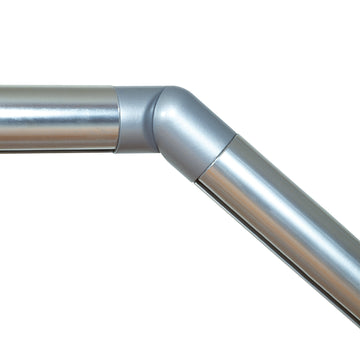 DOLLE PROVA PS 6 Gelenkverbinder für Handlauf, grau metallic