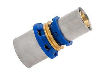 Schütte MS Reduzier-Verb.-Stück blankes Messing-Pressfitting für MSVR