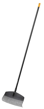 Fiskars Solid Laubbesen M Fächerbesen mit Kunststoffkopf und Aluminiumstiel