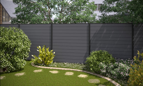 TraumGarten System WPC Einzelprofil anthrazit, 1790 x 150 x 20 mm