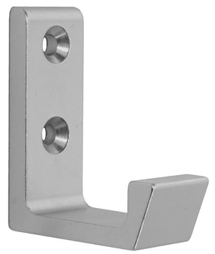 HSI Mantelhaken aus Aluminium, silberfarben eloxiert, 47 mm