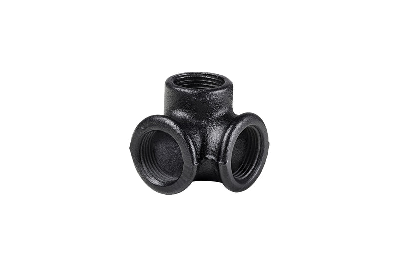 DOLLE PIPE Corner Verbindungsstück schwarz, Eisenrohrsystem