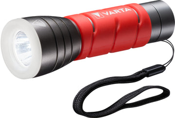 VARTA Outdoor Sports F10 Taschenlampe, rot, inkl. Batterie (AAA)