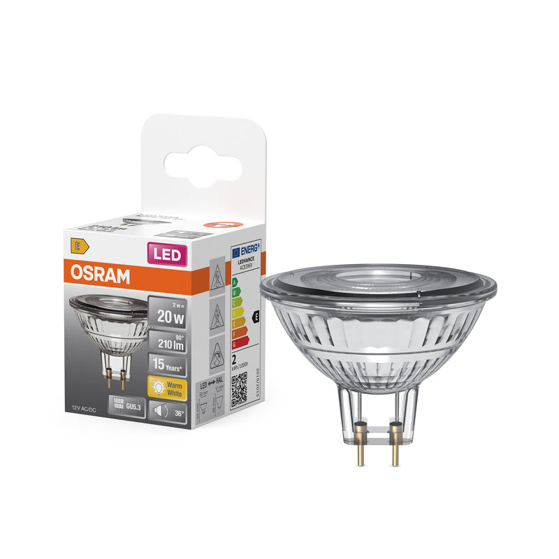 LEDVANCE LED Reflektor MR16 warmweiß GU5.3 2 W 2700K