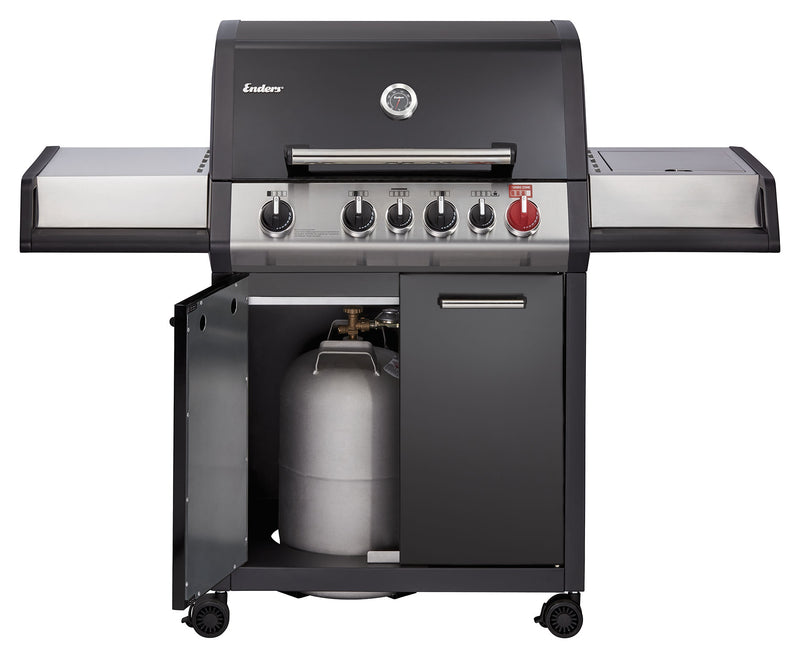 Enders Gasgrill Monroe Black Pro 4, Schwarz, Nr. 8370