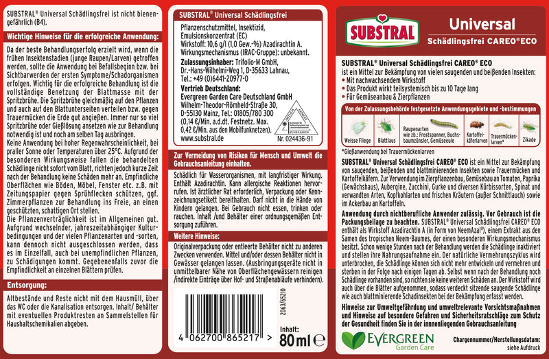 Substral Universal Schädlingsfrei Careo Eco 80 ml Konzentrat