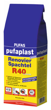 Pufas pufaplast Renovier-Spachtel R40 weiß