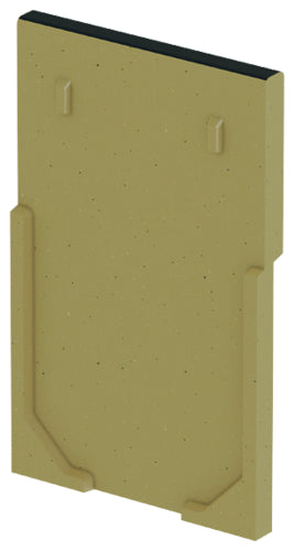 ACO PowerDrain V125P Stirnwand aus Polymerbeton für Rinnenanfang/-ende