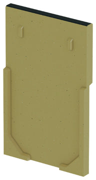 ACO PowerDrain V125P Stirnwand aus Polymerbeton für Rinnenanfang/-ende