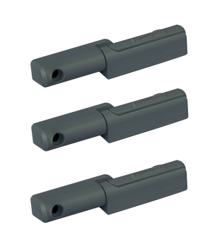 Schellenberg IS Zink Scharniere anthrazit – 3er-Set