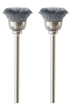 Proxxon Topfbürste Stahl 13 mm, Schleifbürste (2 Stück)
