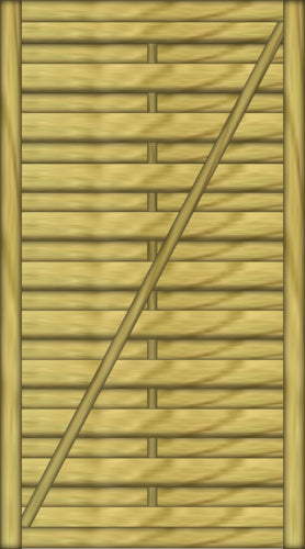 Joda® Dichtzauntür Madras aus Fichte, grün, 100x180 cm, einflüglig