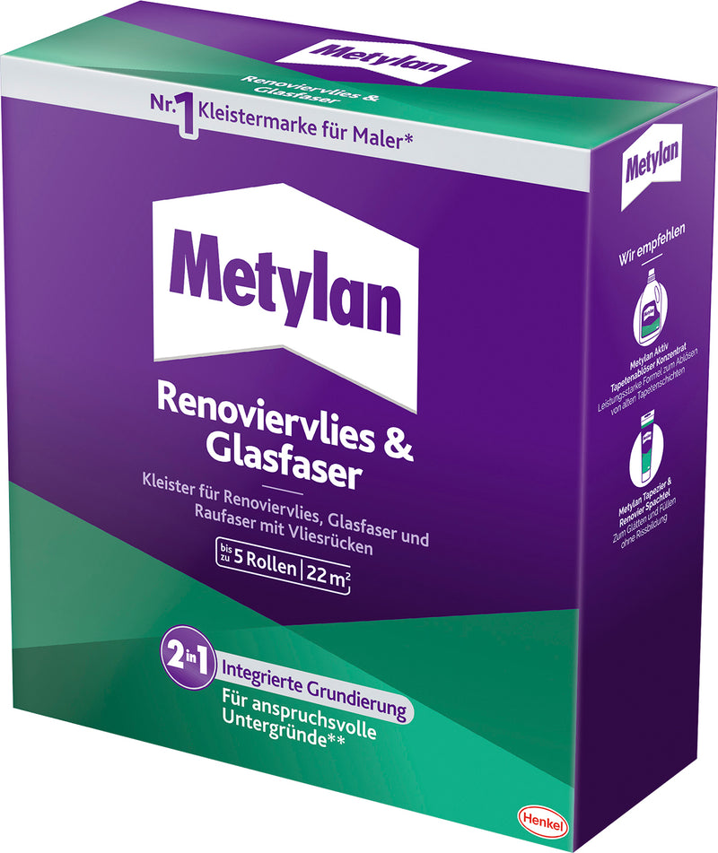 Metylan Renoviervlies & Glasfaser 500 g Kleister, transparent