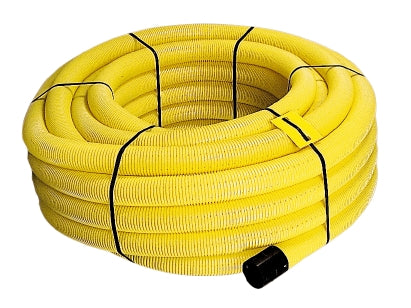 FRÄNKISCHE FF-drän gelocht, gelb, 50 m