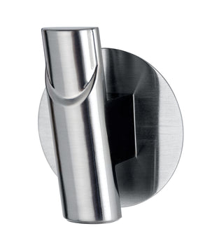 WENKO Wandhaken Solo Edelstahl matt, 1 Stück, 50x60 mm (B x H)