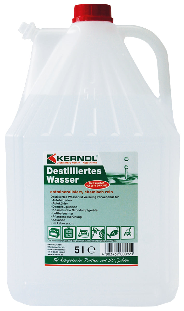 Kerndl destilliertes Wasser Schnabelkanne, 5 l