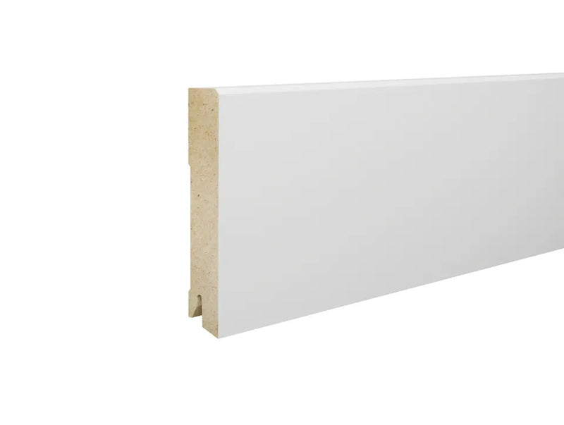 Osmo Sockelleiste foliert Uni Weiß, MDF-Träger, Höhe, Clip 3