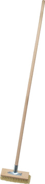 TRIUSO Teerbesen 22 cm mit Stiel 150 cm, Straßenbesen für Außen