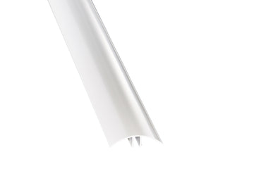 ScobalitWerk PVC Klemmprofil Oberteil weiß, 2000 x 61 mm für Nachrüsten