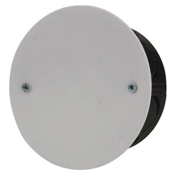 UNITEC UP-Abzweigdose mit Deckel aus Kunststoff, Tiefe 40 mm, rund