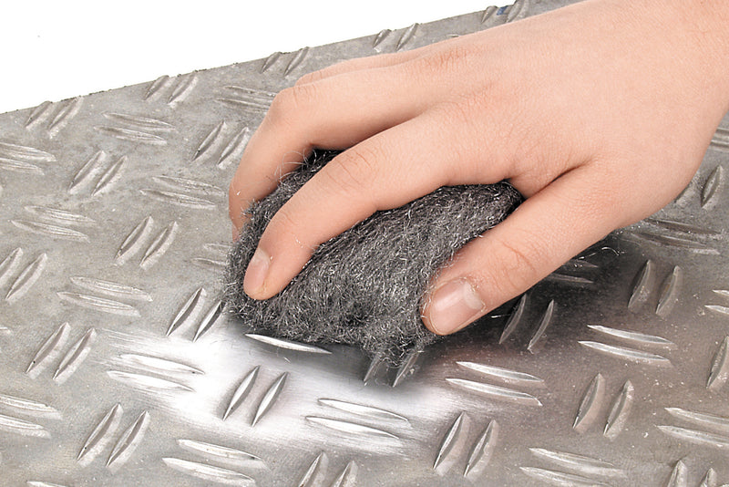 Wolfcraft Stahlwolle Feinheit 000, 200 g für Trockenschliff