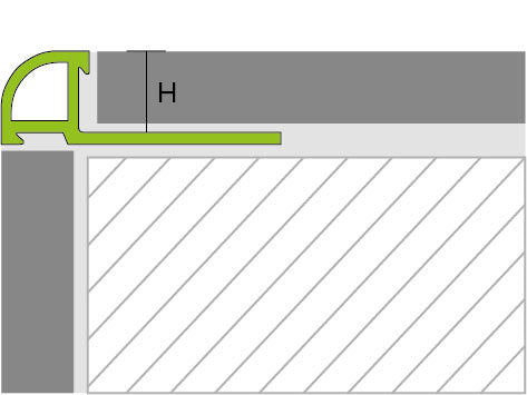 PROLINE PROROUND Rundmaterial 10 mm PVC brillantweiß, 2,50 m