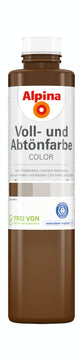 ALPINA Abtönfarbe Candy Brown (Braun) 0,75 l, Voll- & Abtönfarbe, KF