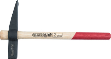 CONNEX Maurerhammer Rhein, 500 g, Stahlkopf mit lackiertem Holzstiel