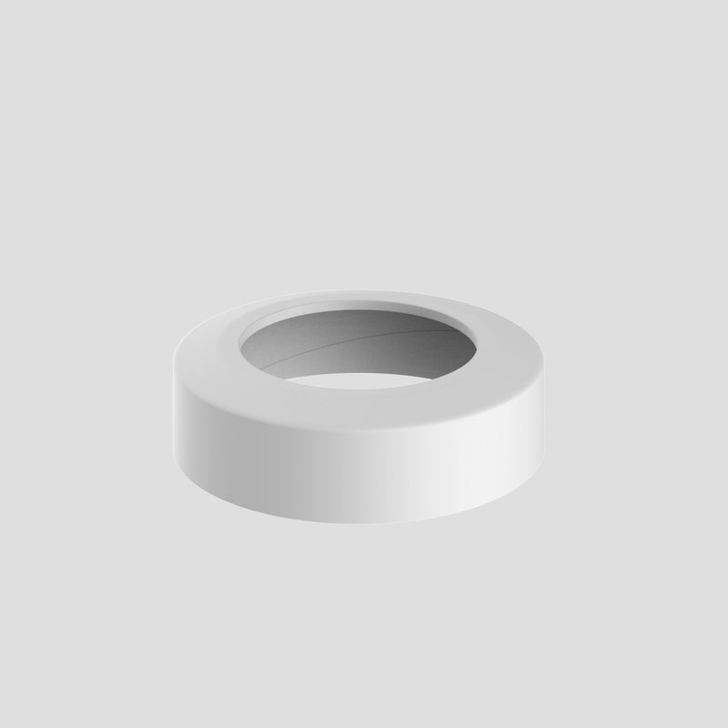 sanicomfort WC-Rosette 110 mm weiß aus Kunststoff