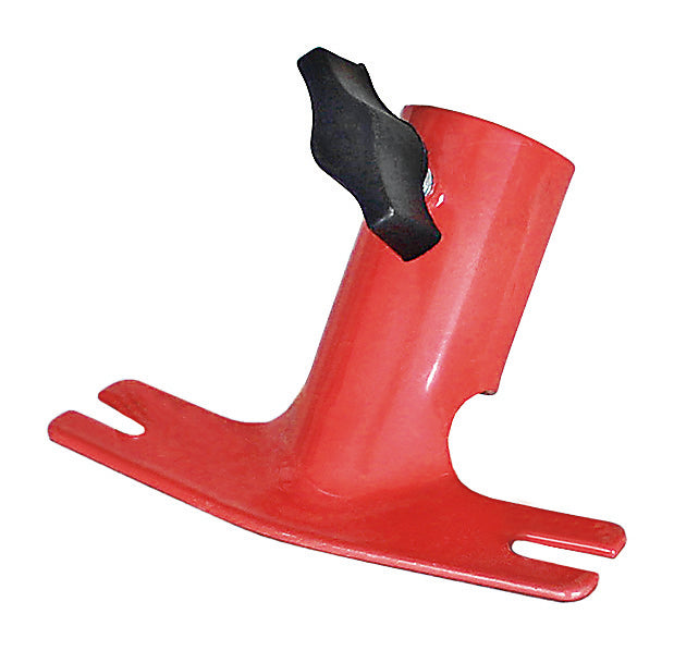 Peggy Perfect Stielhalter Metall Schraubfix rot, 28 mm Durchmesser