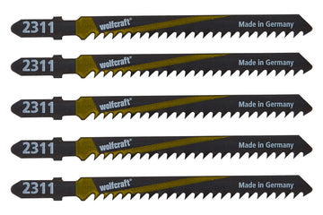 Wolfcraft Stichsägeblatt Art. 2311 HCS, 75 mm, 5 Stück