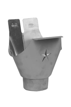 Marley Alu Dachrinne Stutzen RG, blank
